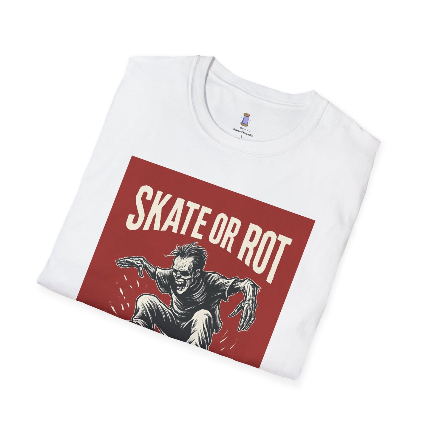 Skate or Rot Unisex T-Shirt, Cool Skateboarding Tee, Streetwear Graphic Shirt, Gift for Skaters, Casual Daily Wear