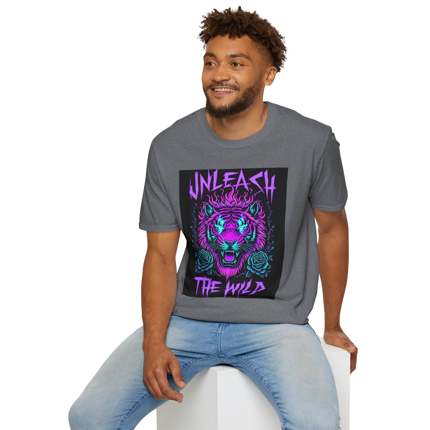 Unleash the Wild Graphic Tee | Cool Graphic Shirt, Unisex T-Shirt, Animal Lover Gift, Nature-Inspired Fashion, Festival Wear