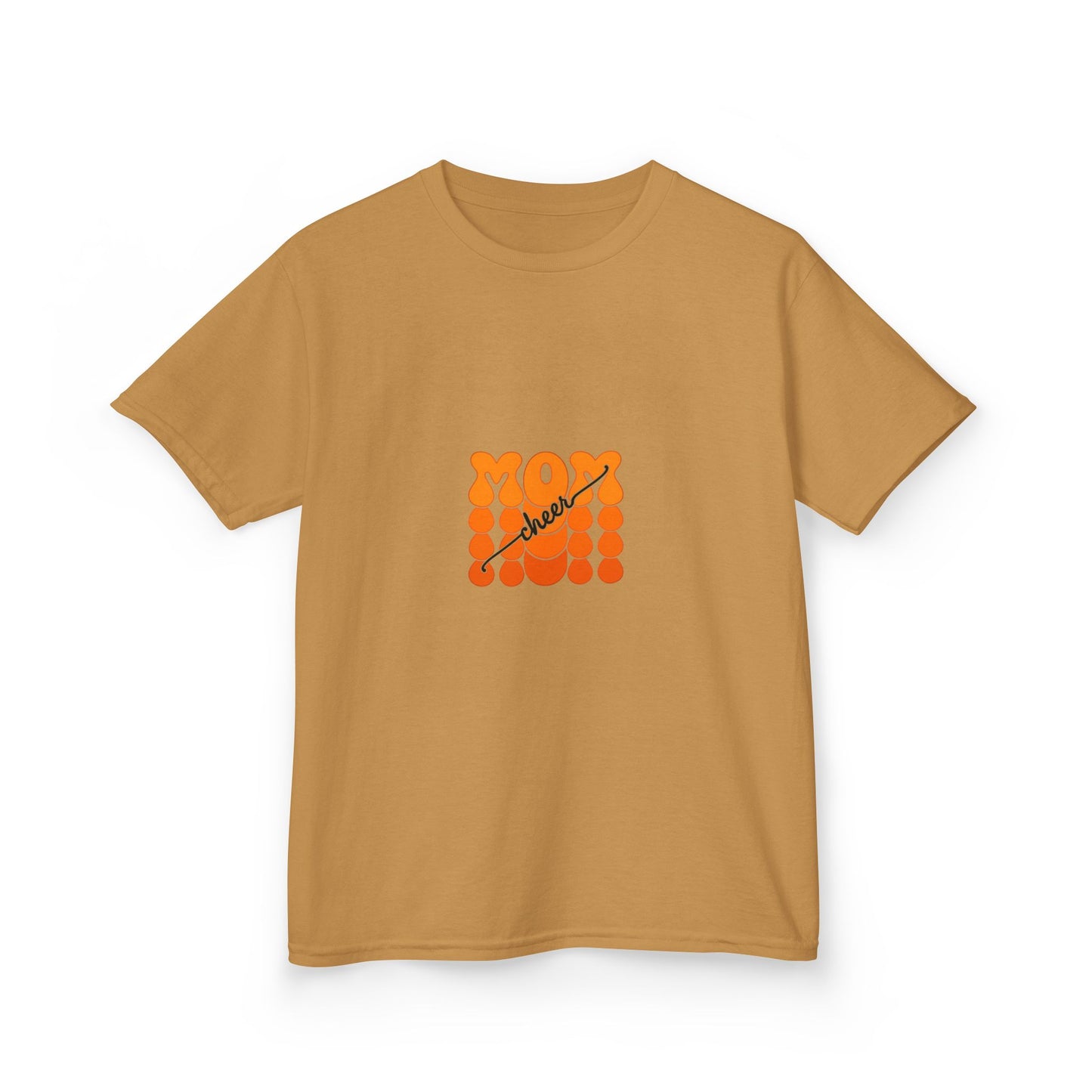 Groovy Mom Cheer Tee - Retro 70s Style!