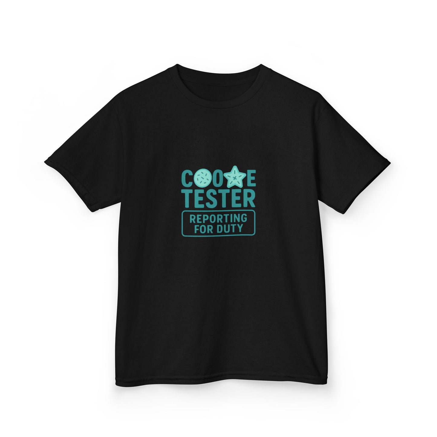 Cookie Tester Dinosaur Christmas Kids Tee