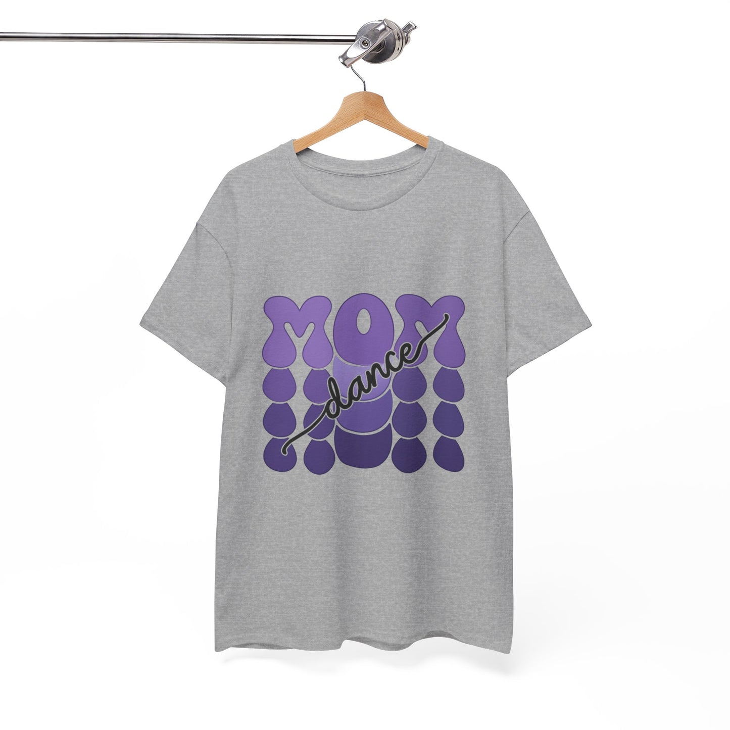 MOM Dance – Purple Letter Stage Spirit Tee