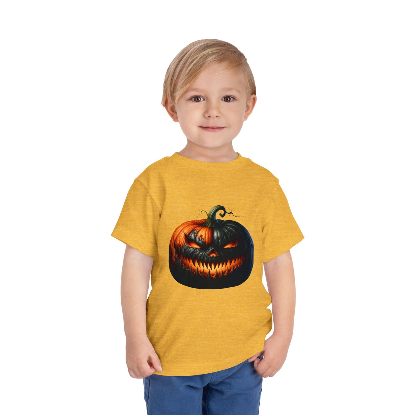 Spooky Jack-o'-Lantern Toddler Halloween Tee