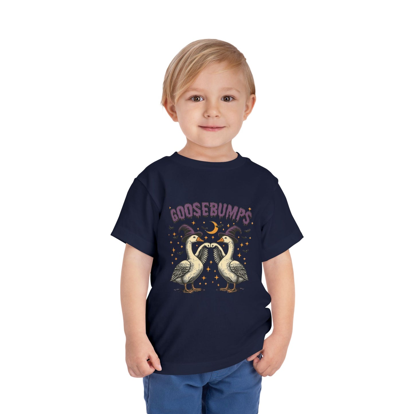 Goosebumps Halloween Toddler Tee - Funny Spooky Xmas