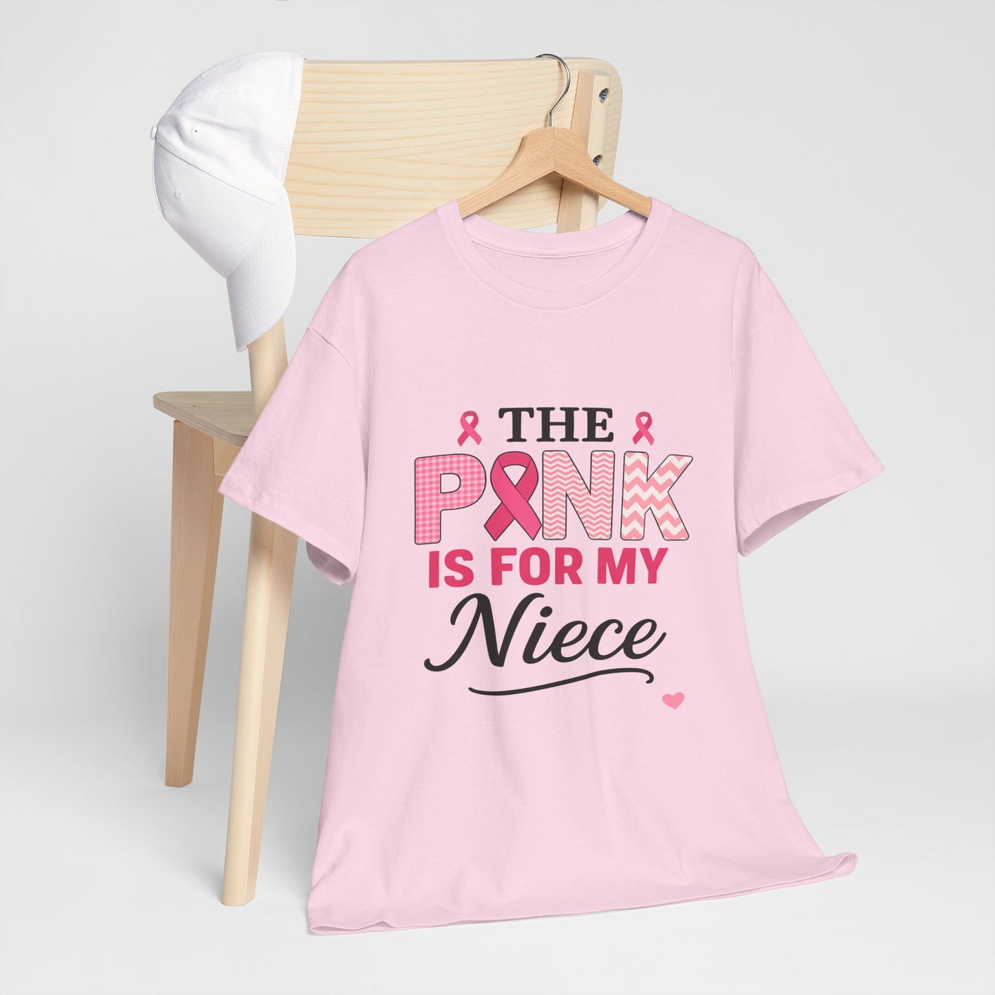 Pink Ribbon Niece Tee - Breast Cancer Awareness