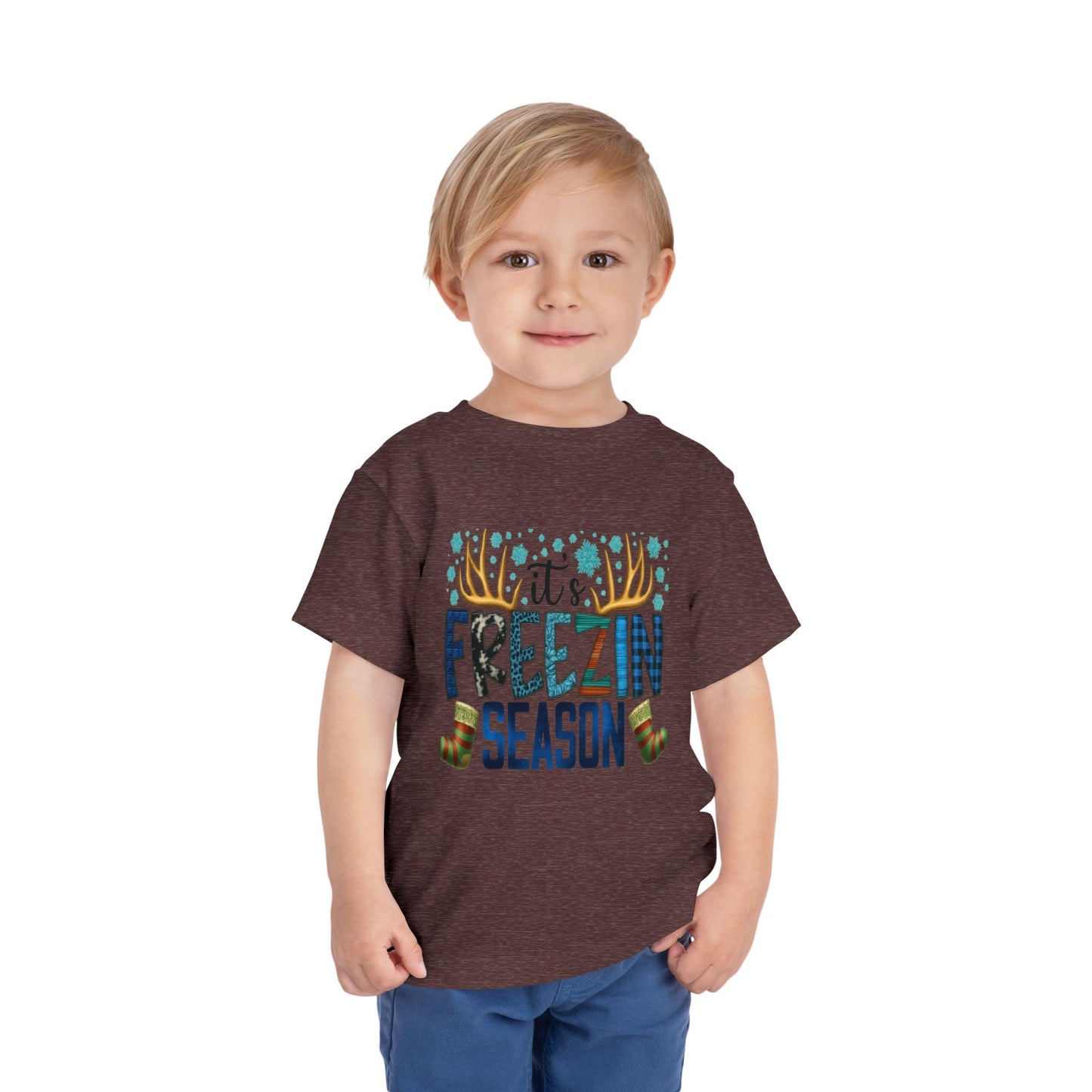 It's FREEZIN' SEASON Toddler Christmas Tee