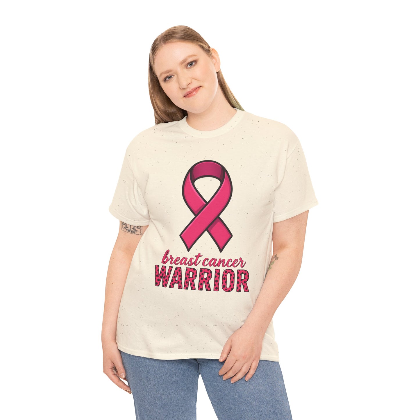Breast Cancer Warrior Pink Ribbon Tee