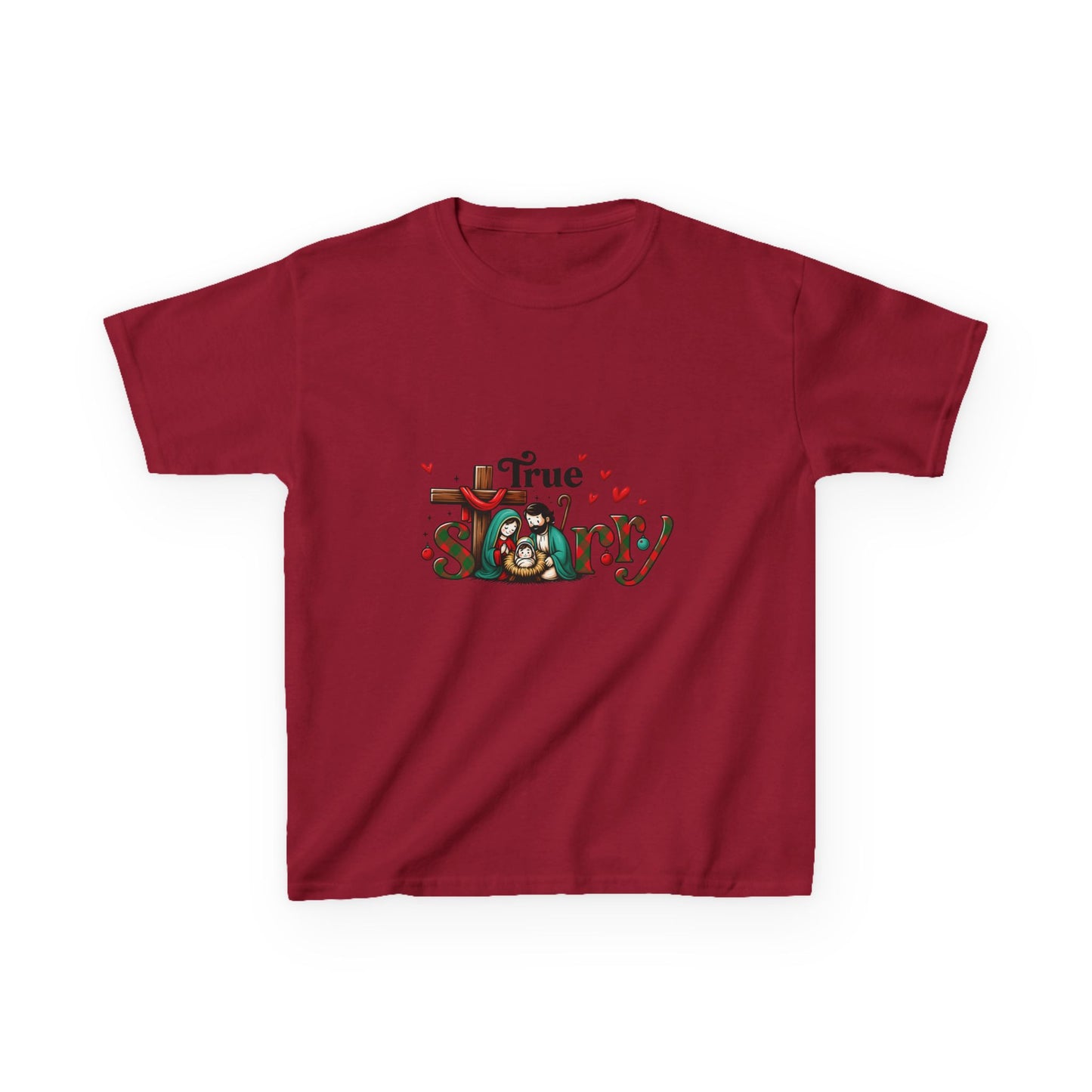 True Story Nativity Christmas Tee - Dinosaur Fun!