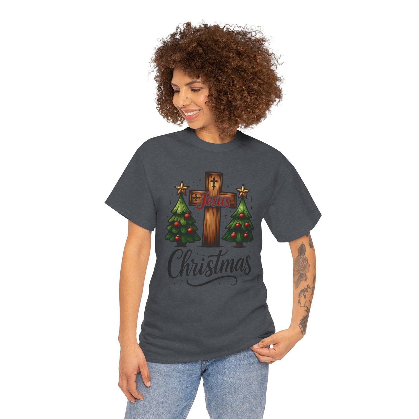 Christmas Cross Unisex Tee