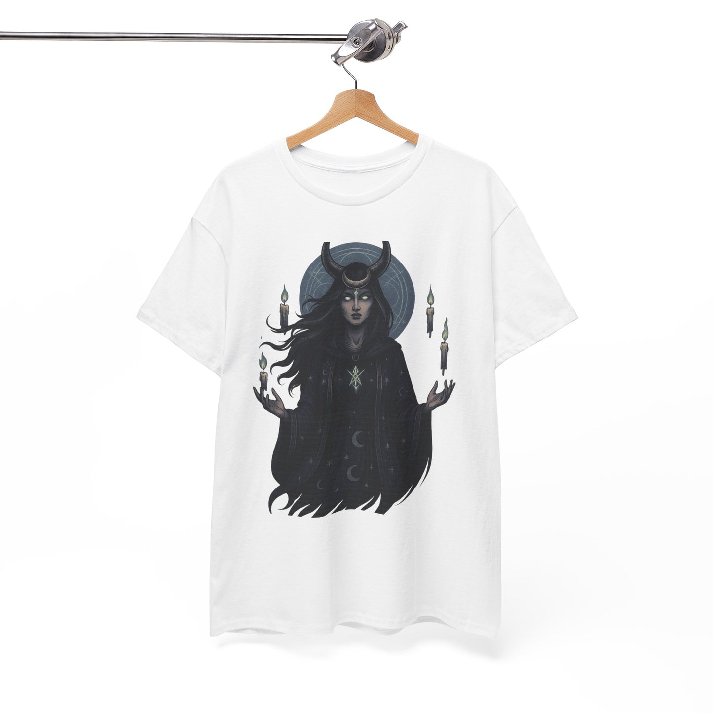 Moonlit Sorceress – Enchanted Candlelight Tee