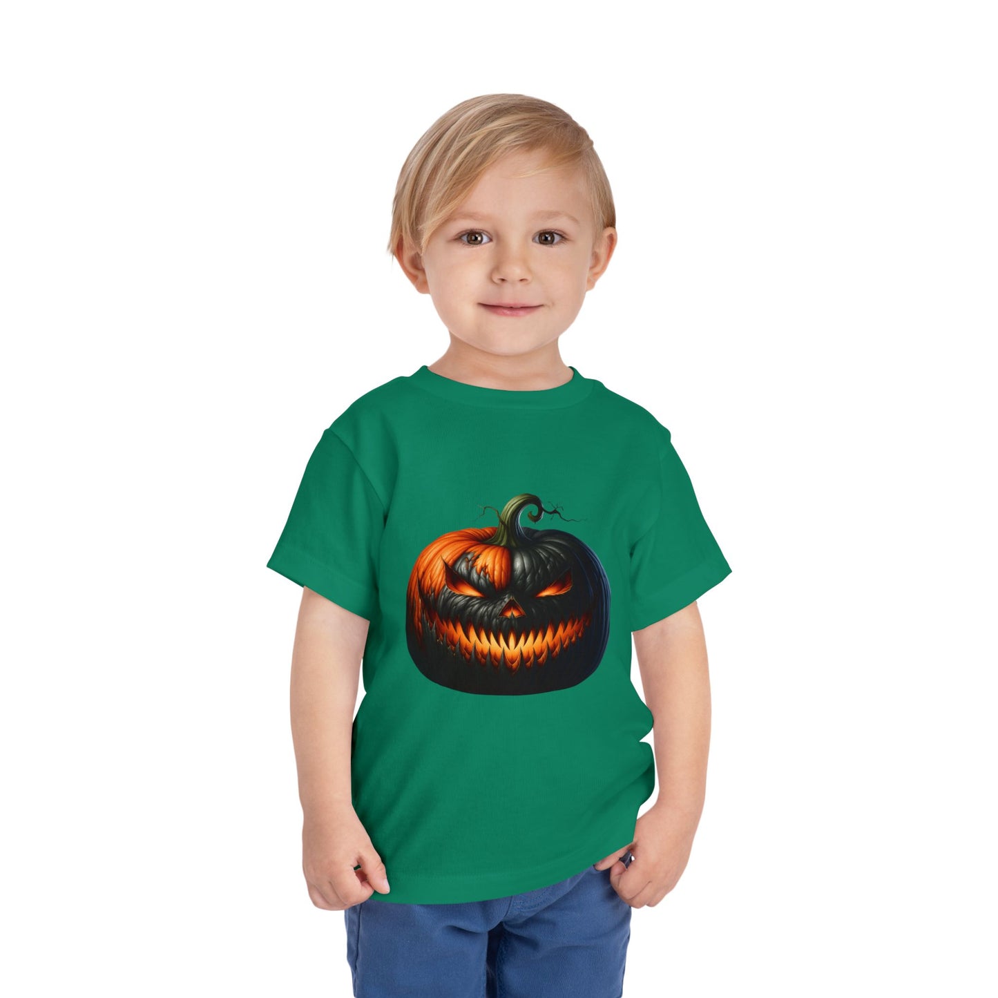 Spooky Jack-o'-Lantern Toddler Halloween Tee