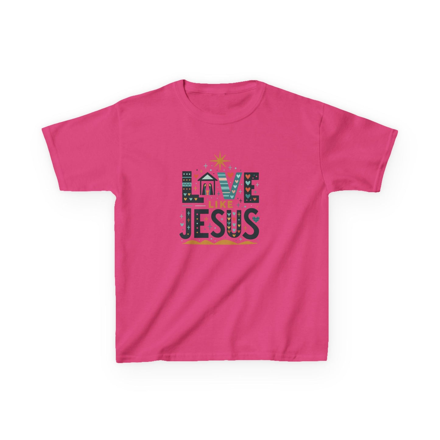 Love Like Jesus - Dino Christmas Tee