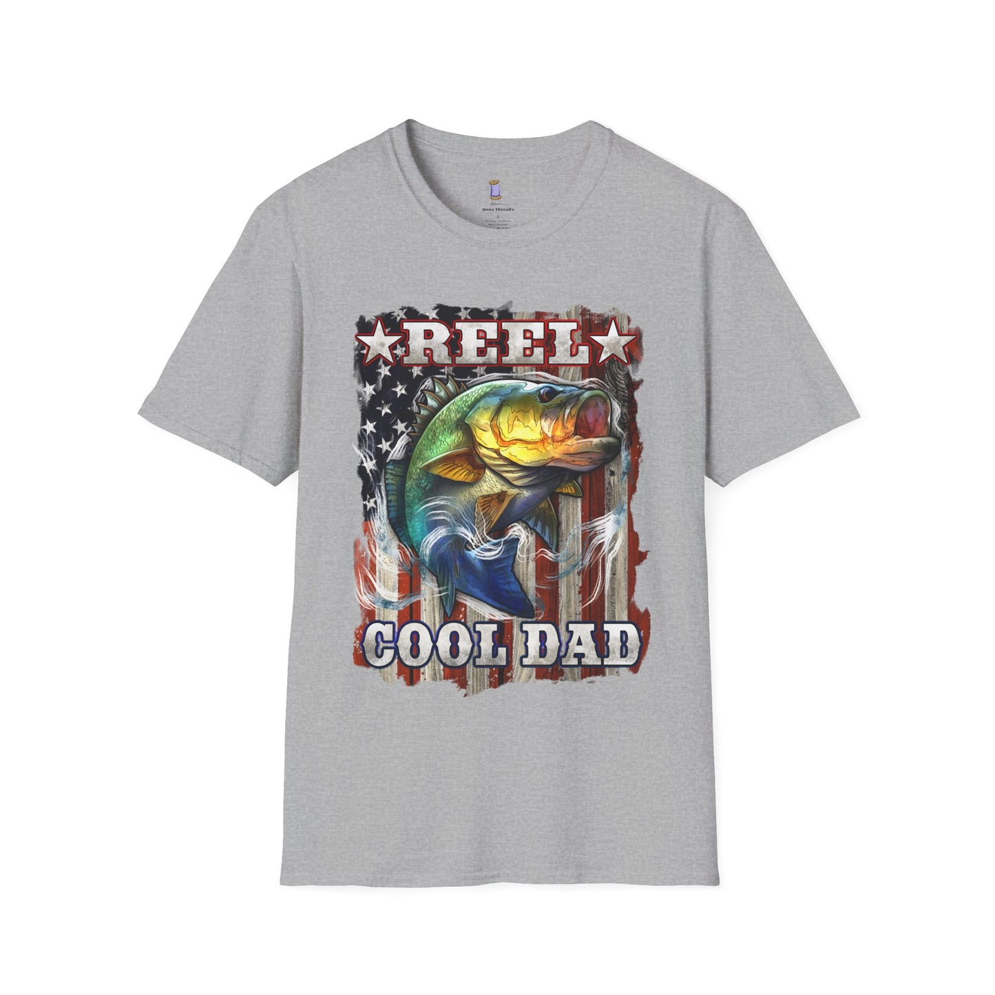 Cool Dad Fishing T-Shirt | Unisex Softstyle Shirt for Fathers Day, Birthday Gift, Outdoor Adventure, Fishing Enthusiasts, Casual Wear