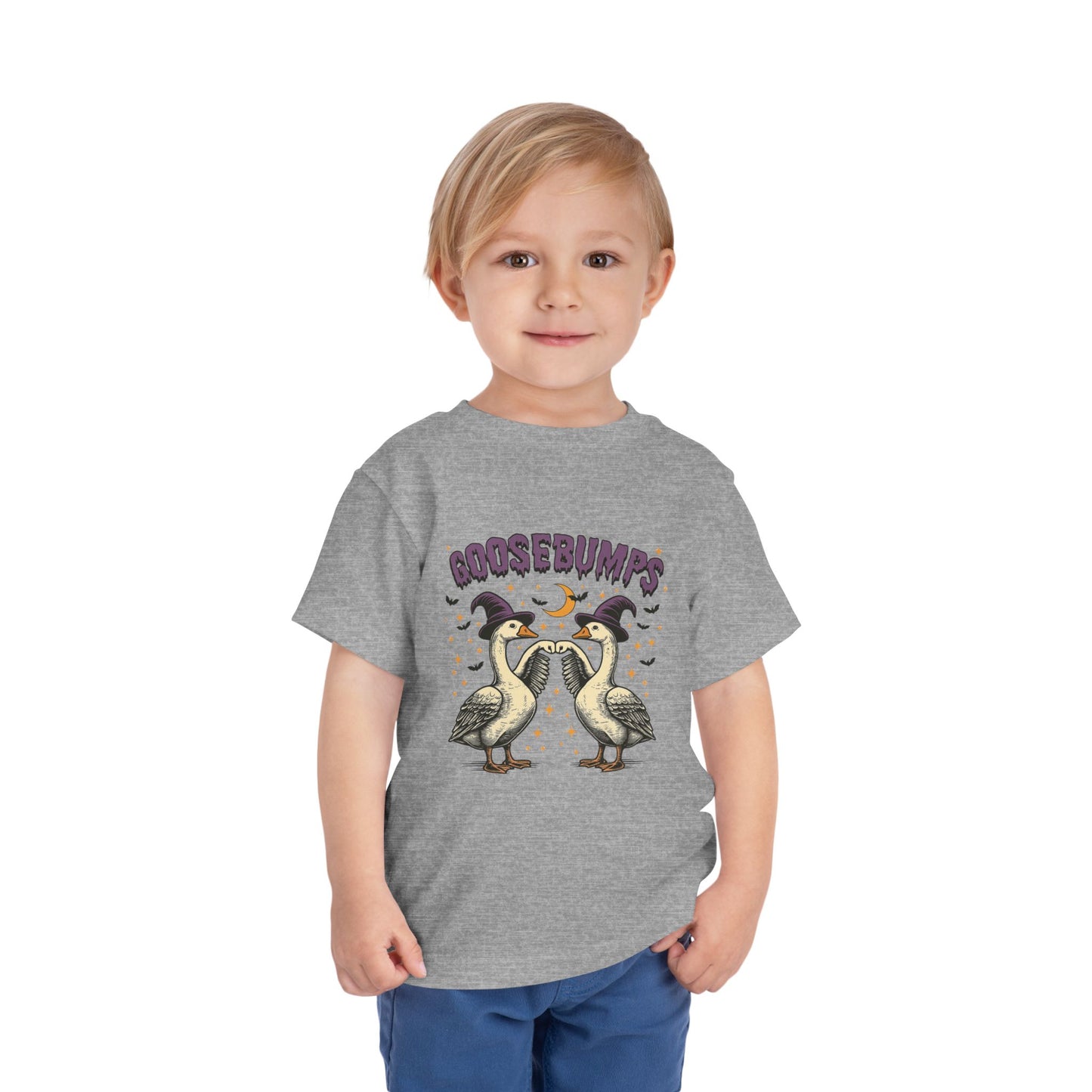 Goosebumps Halloween Toddler Tee - Funny Spooky Xmas