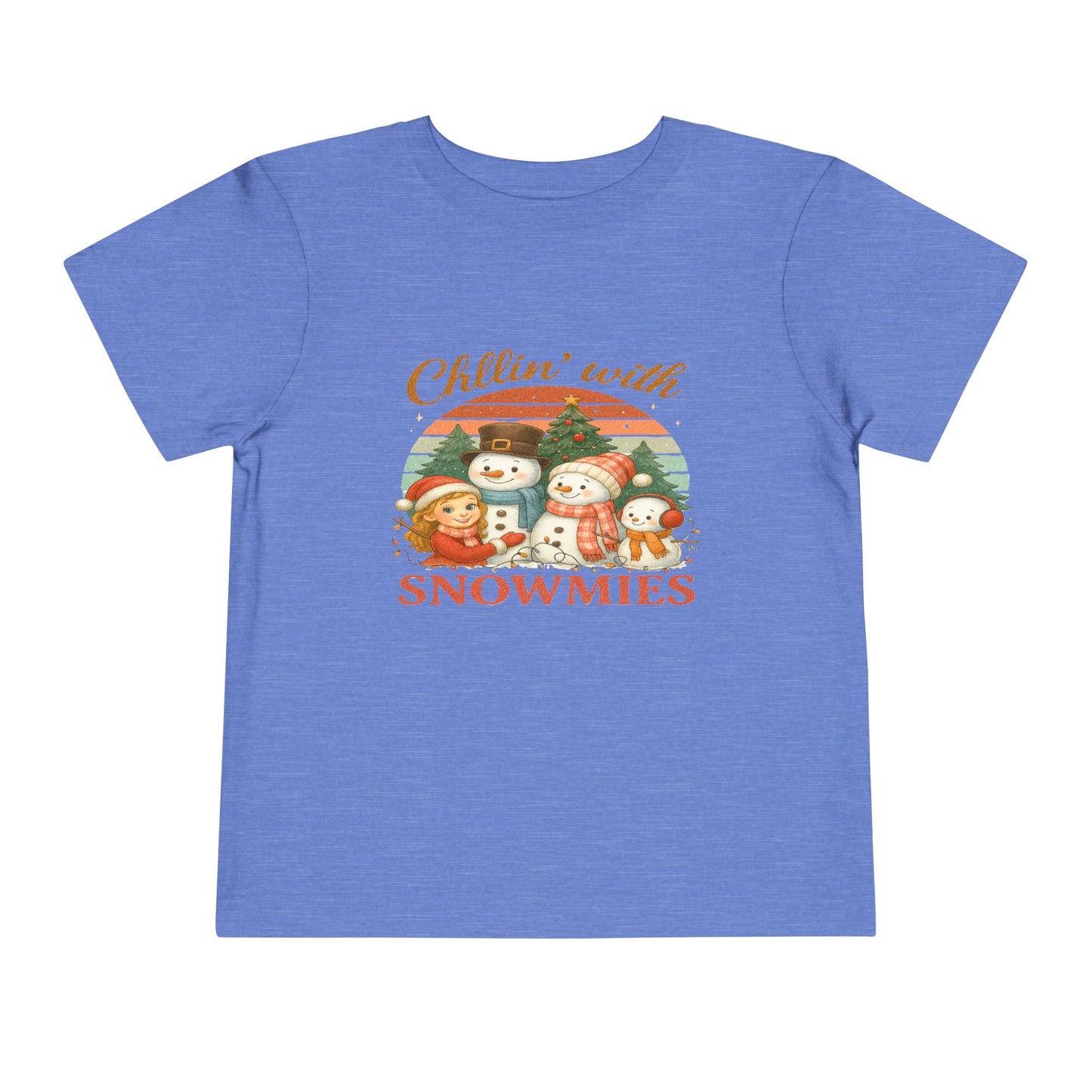 Chillin' with Snowmies Toddler Christmas Tee