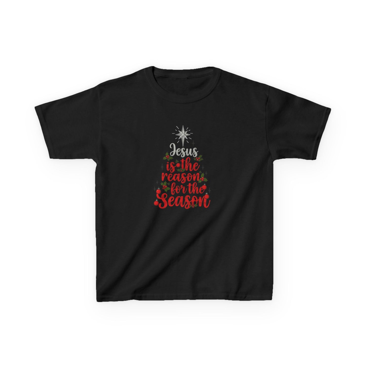 Jesus is the Reason Christmas Dinosaur Tee