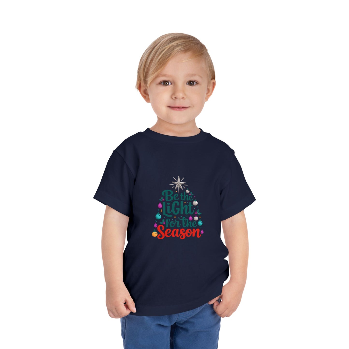 Be the Light Toddler Christmas Tee