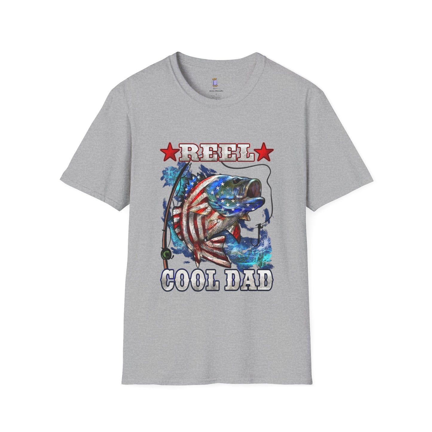 Reel Cool Dad T-Shirt | Fishing Gift | Father's Day Tee | Unisex Casual Wear | Outdoor Adventure Shirt | Dad Humor Clothing