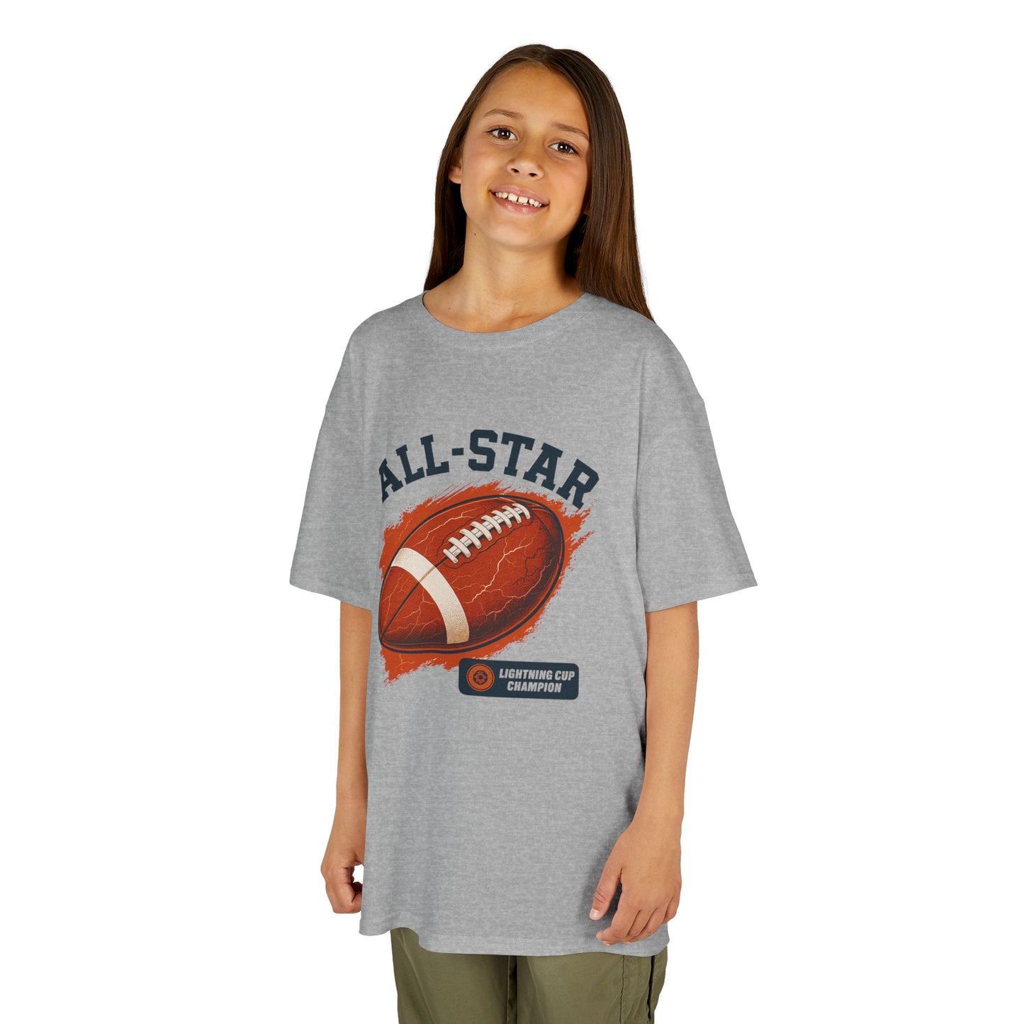 All-Star Kids Football Tee, Sports Apparel, Boys Football Shirt, Kids Casual Wear, Back To School Shirt, Birthday Gift