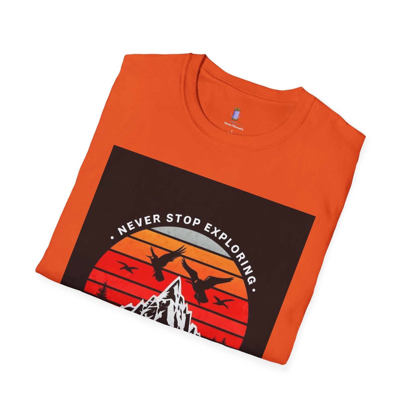 Adventure Awaits T-Shirt | Unisex Softstyle Tee | Perfect for Travel Lovers, Outdoor Adventures, Camping, Nature Gifts, Explore