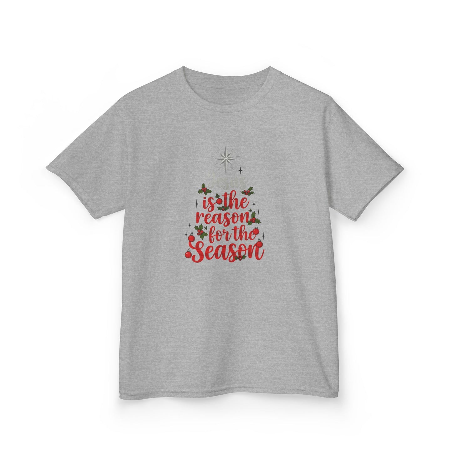 Jesus is the Reason Christmas Dinosaur Tee