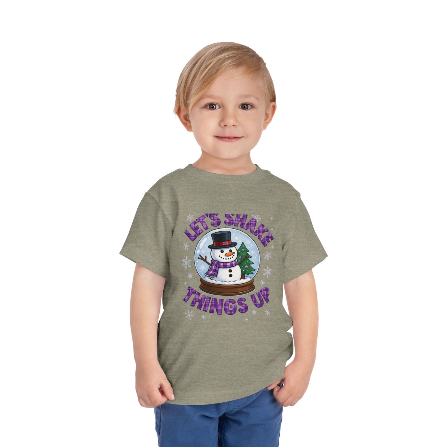 Shake Things Up! Snowman Christmas Toddler Tee