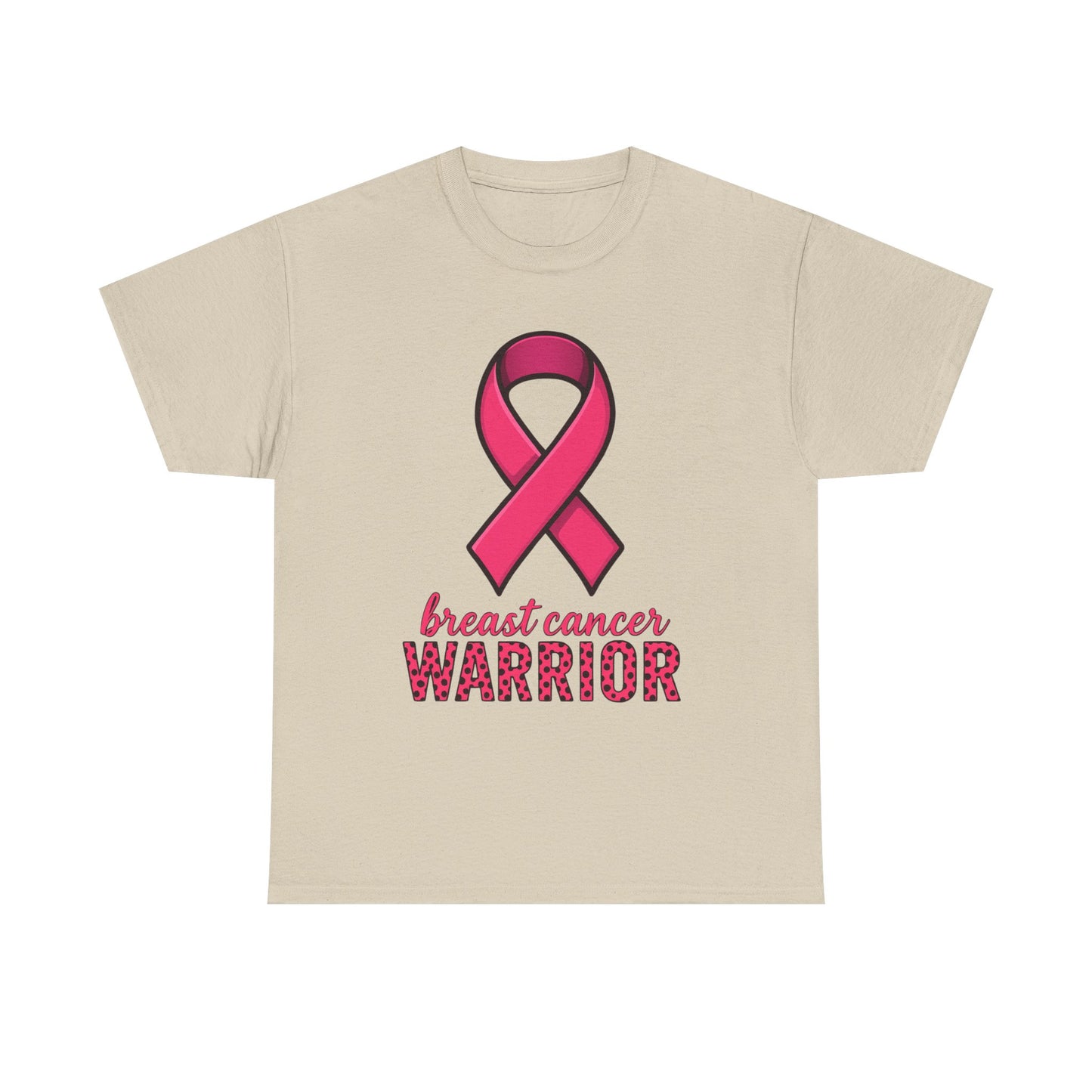 Breast Cancer Warrior Pink Ribbon Tee