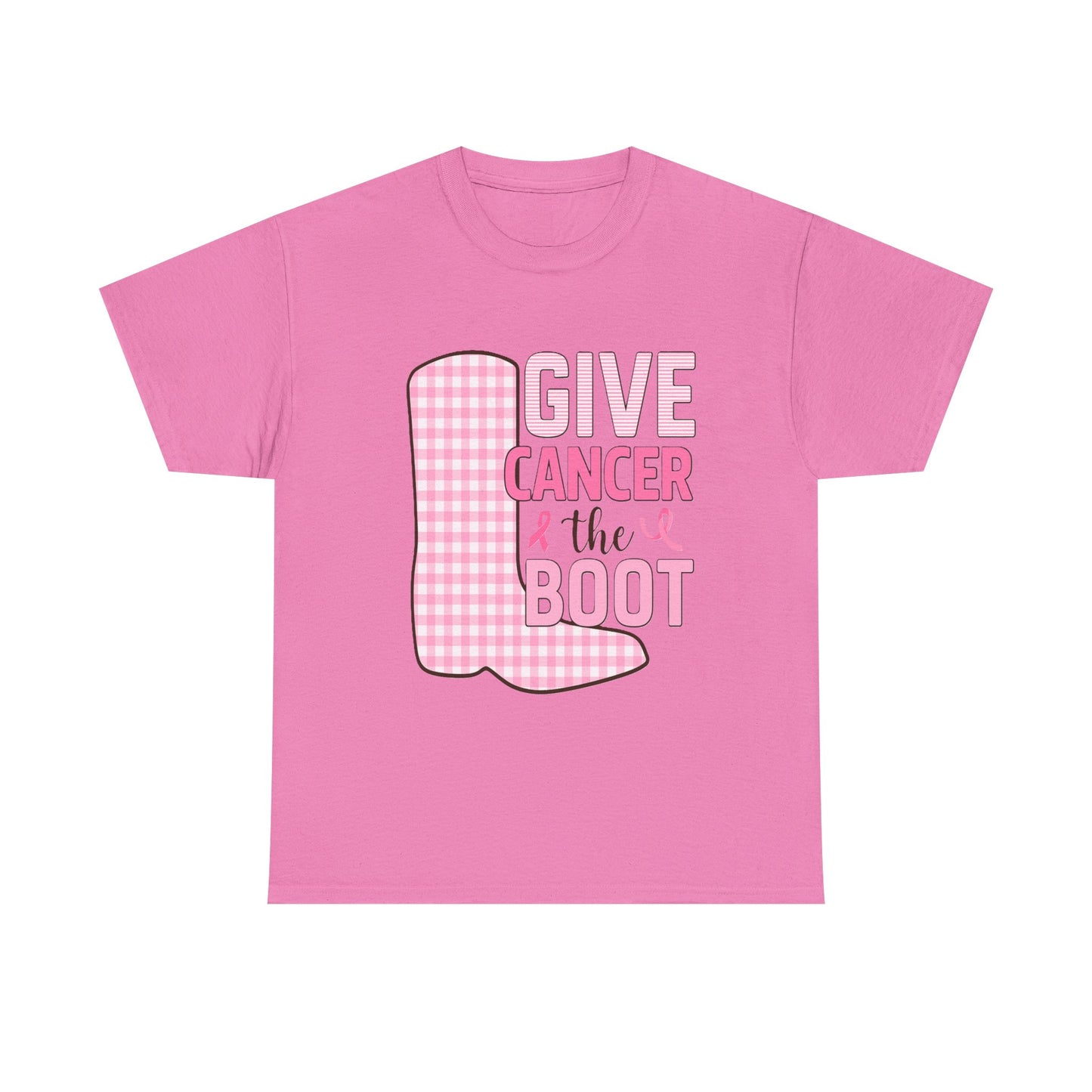 Give Cancer the Boot - Breast Cancer Awareness Tee