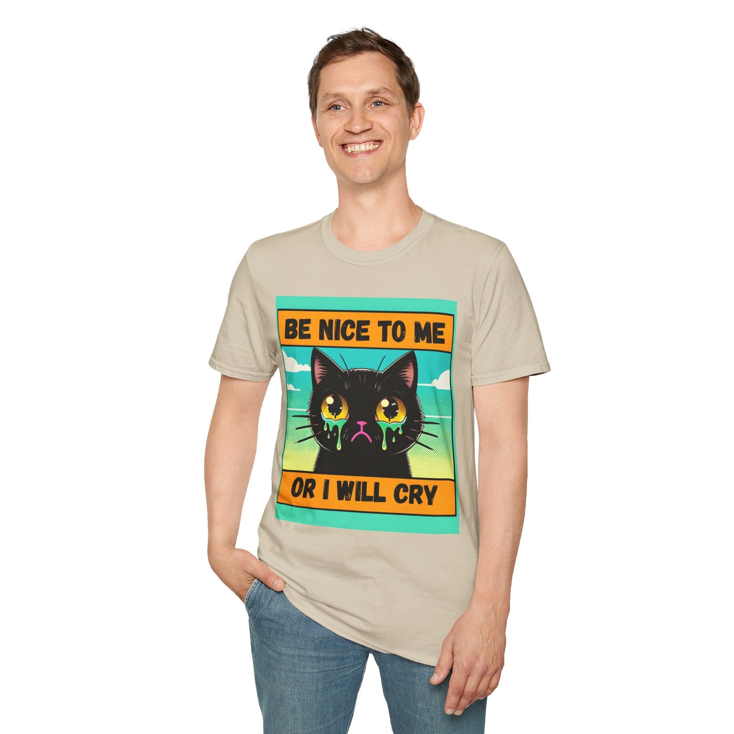 Playful Cat Graphic Tee, Unisex T-Shirt, Gift for Cat Lovers, Cute Animal Apparel, Funny Pet Quote Shirt