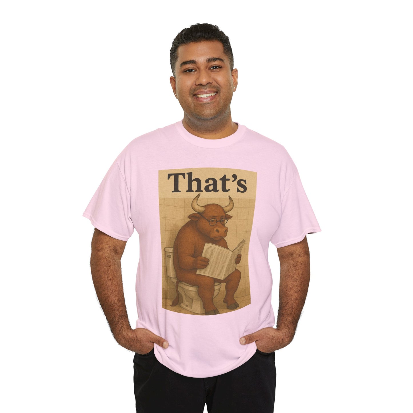 Bull on Toilet Unisex Tee