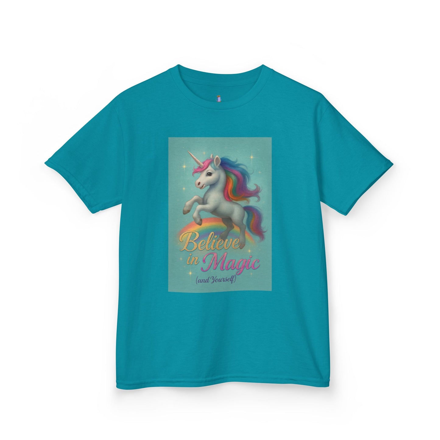 Unicorn Magic Kids Tee - Believe in Magic, Kids T-Shirt, Unicorn Shirt, Birthday Gift, Playtime Apparel