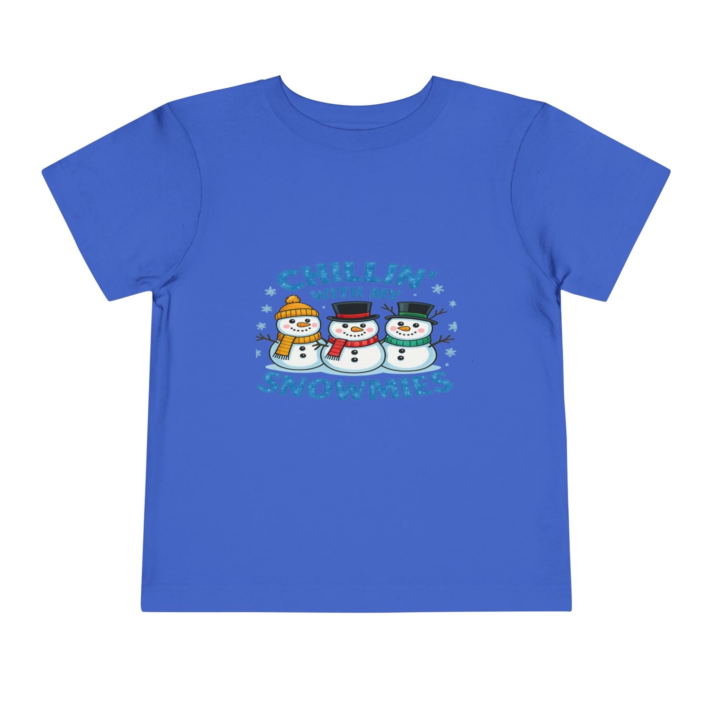 Chillin' with My Snowmies Toddler Christmas Tee