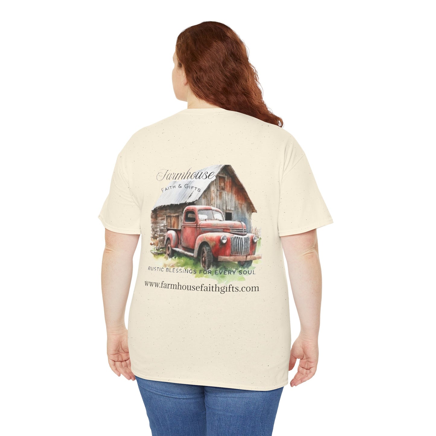 Rustic Farmhouse Unisex Tee, Country Style Shirt, Vintage Truck Tee, Back to Nature Apparel, Ideal Gift for Farm Lovers