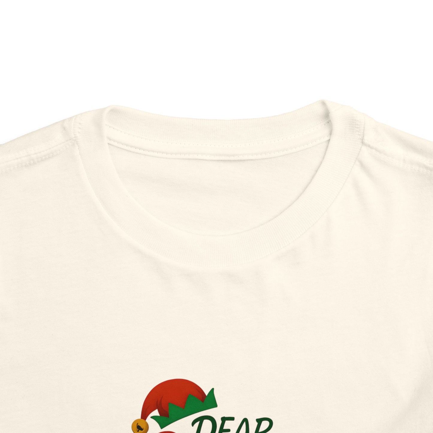 Dear Santa The Elf Lied Toddler Christmas Tee