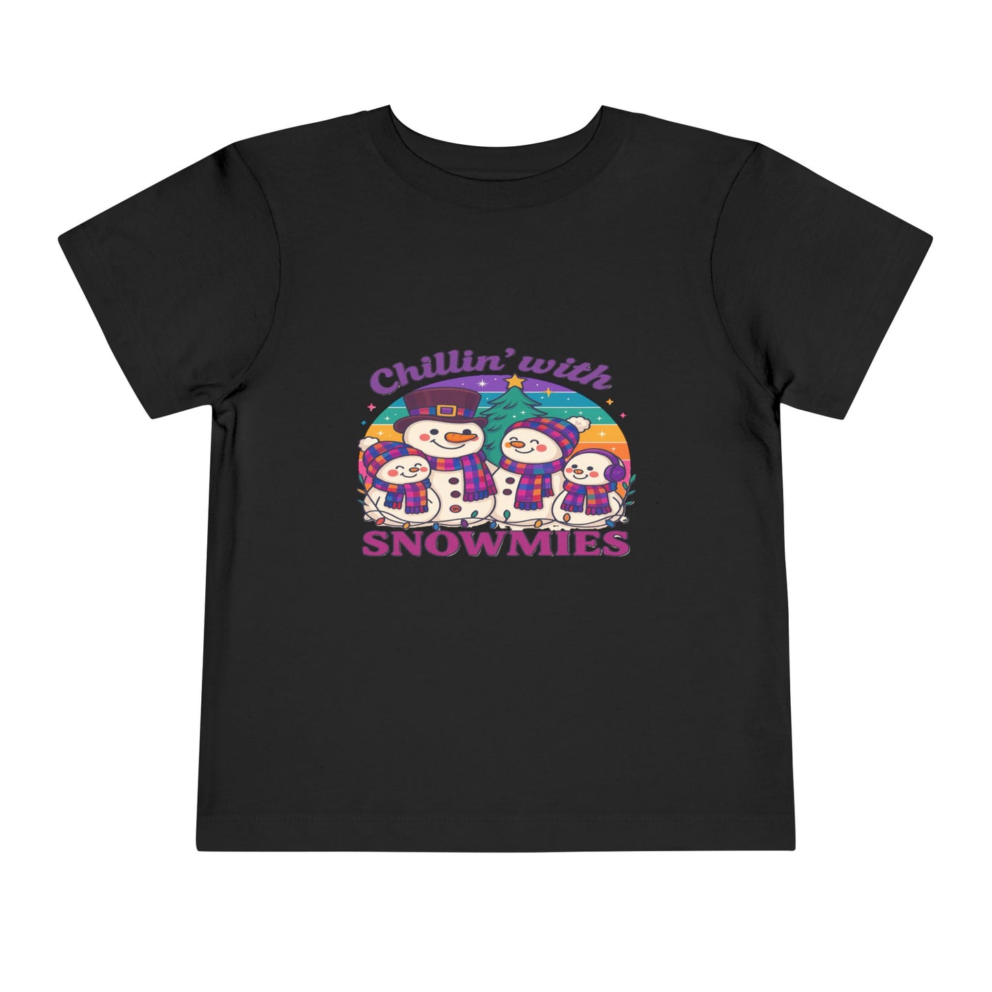 Chillin' with Snowmies Toddler Christmas Tee