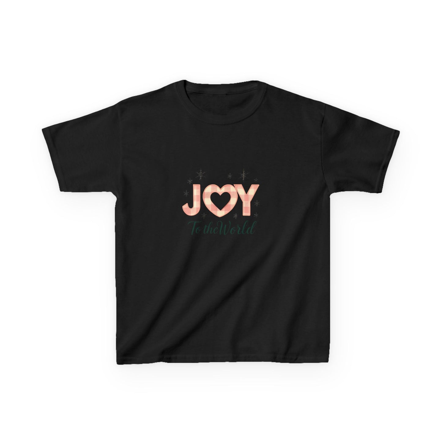Joyful Dinosaur Christmas Tee - Kids Holiday Shirt