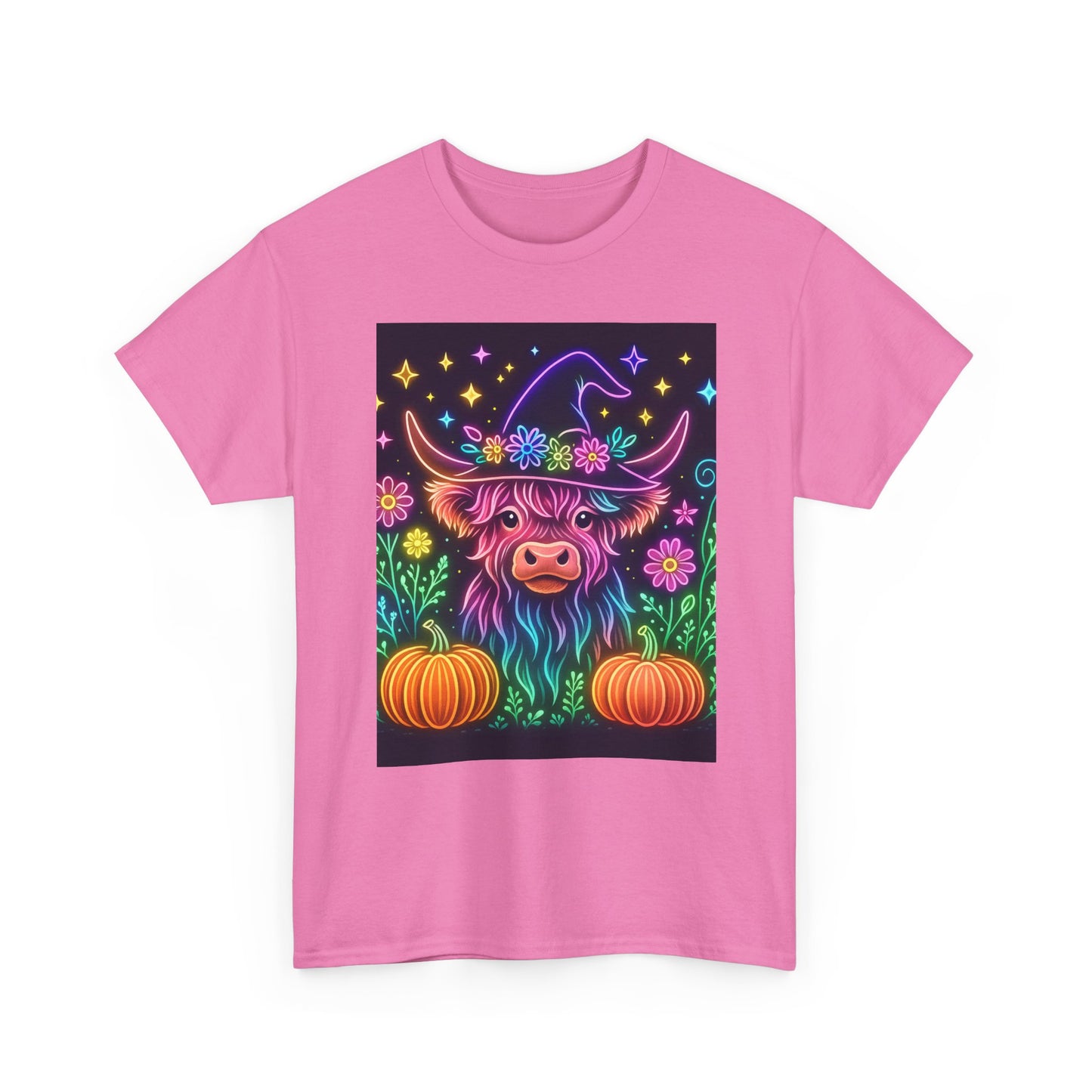 Neon Halloween Highland Tee