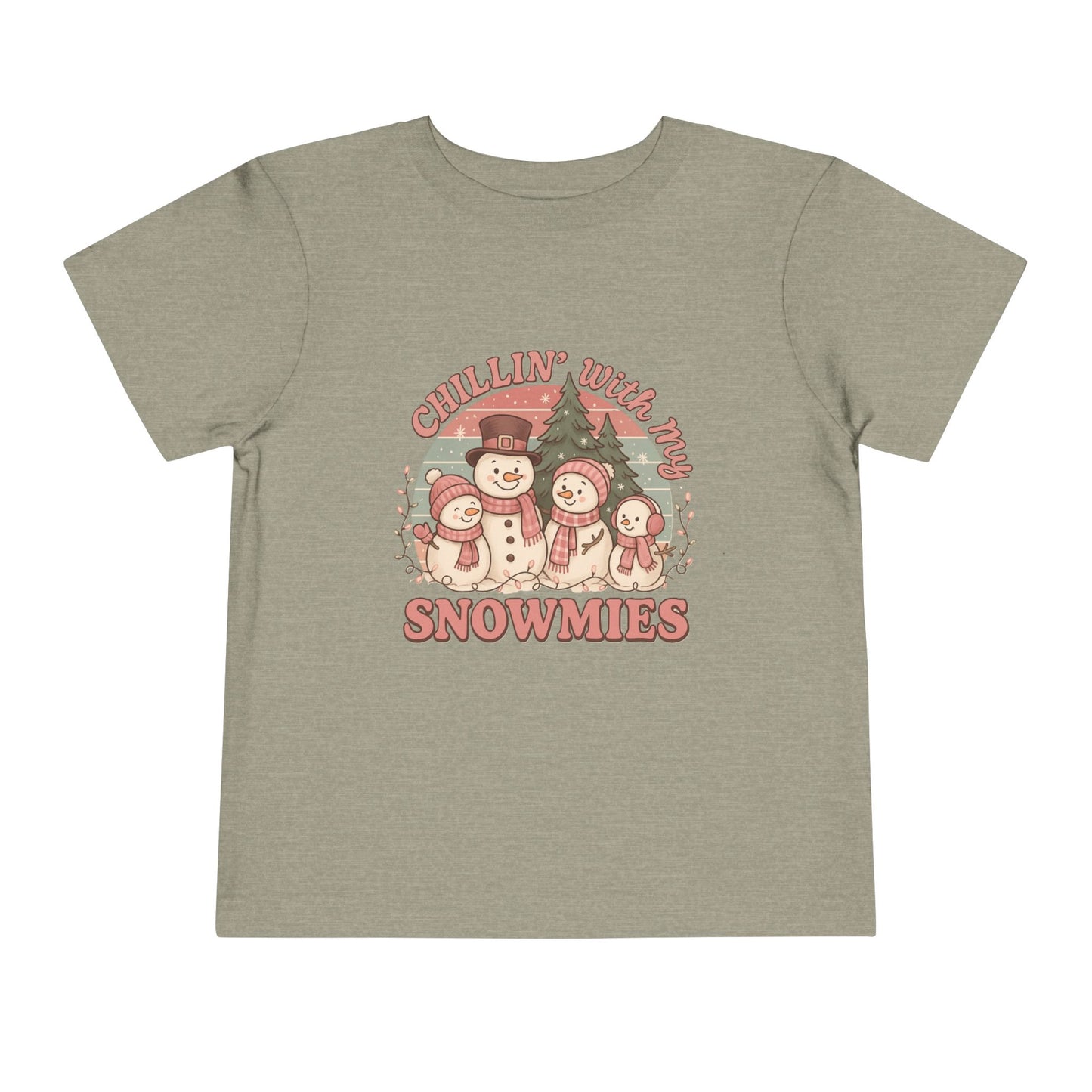 Chillin' Snowmies Toddler Christmas Tee