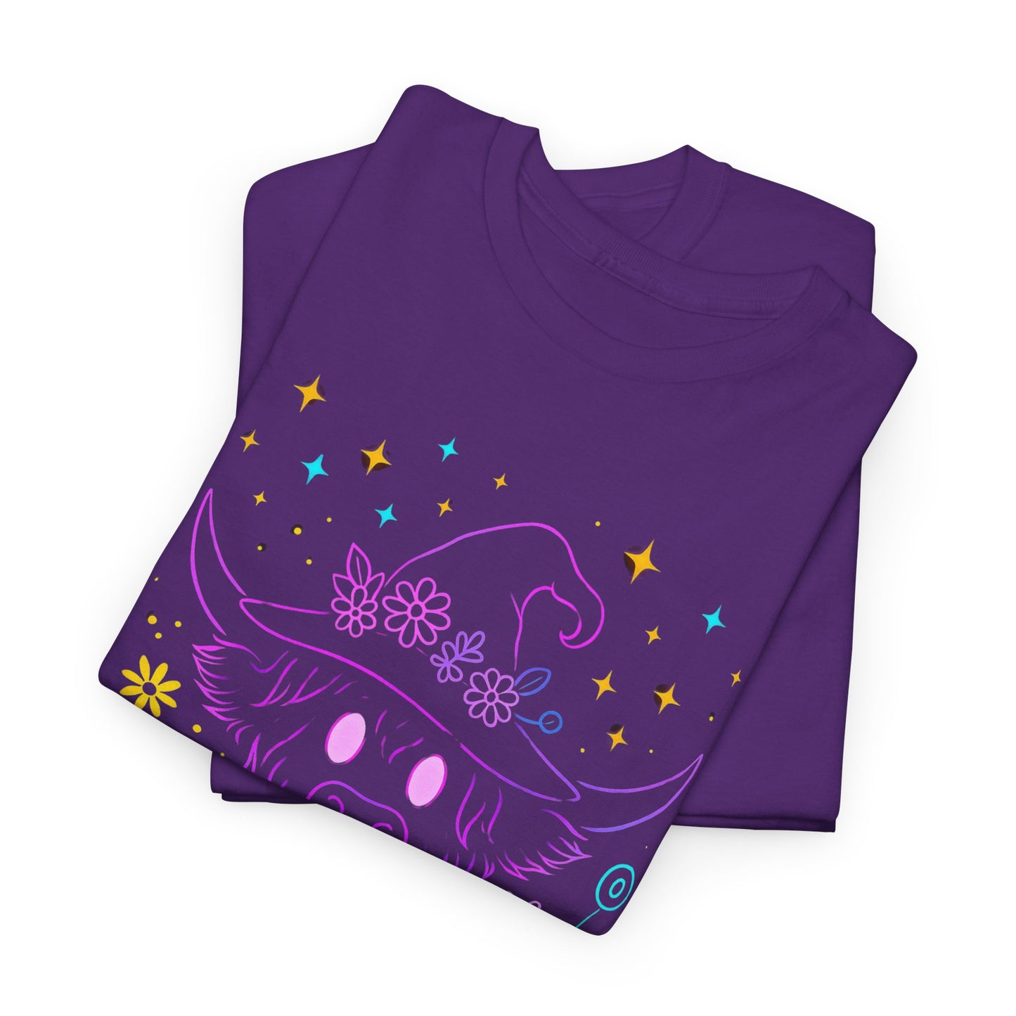 Highland Cow Witch Hat Tee