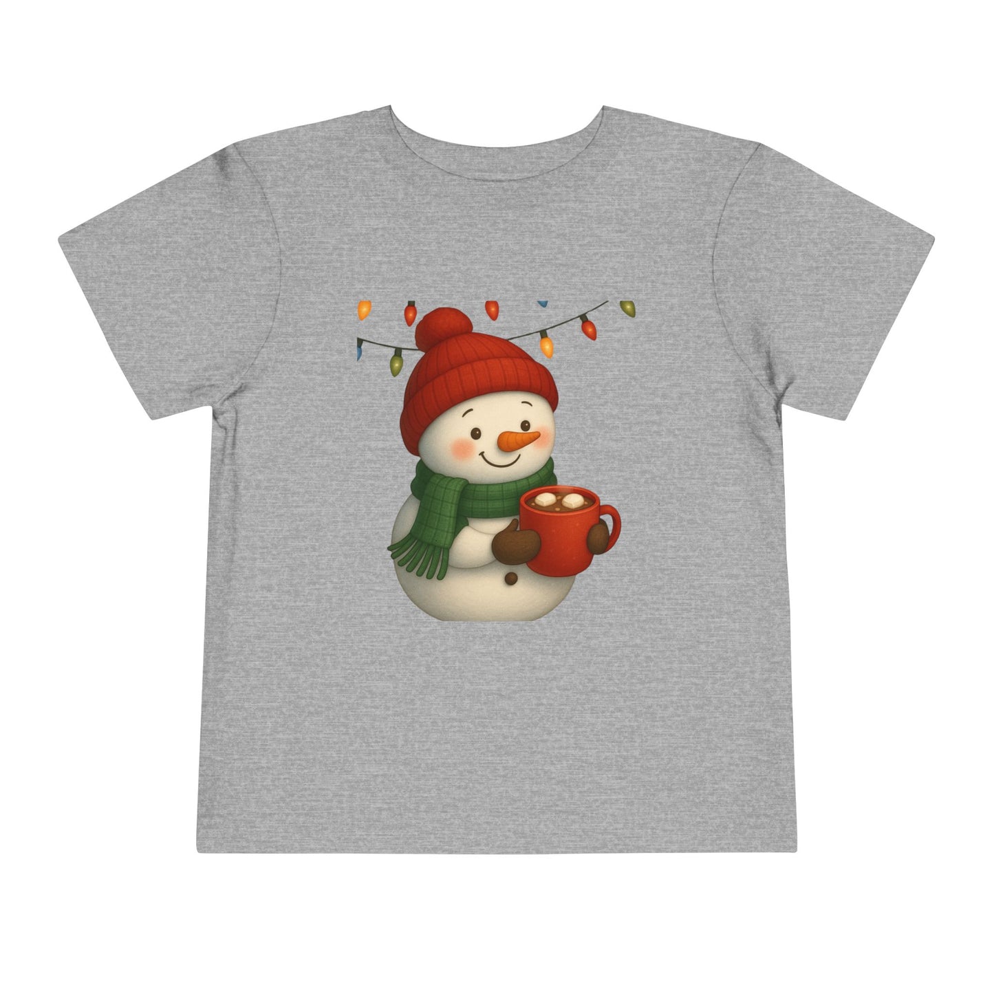 Snowman & Hot Chocolate Toddler Christmas Tee
