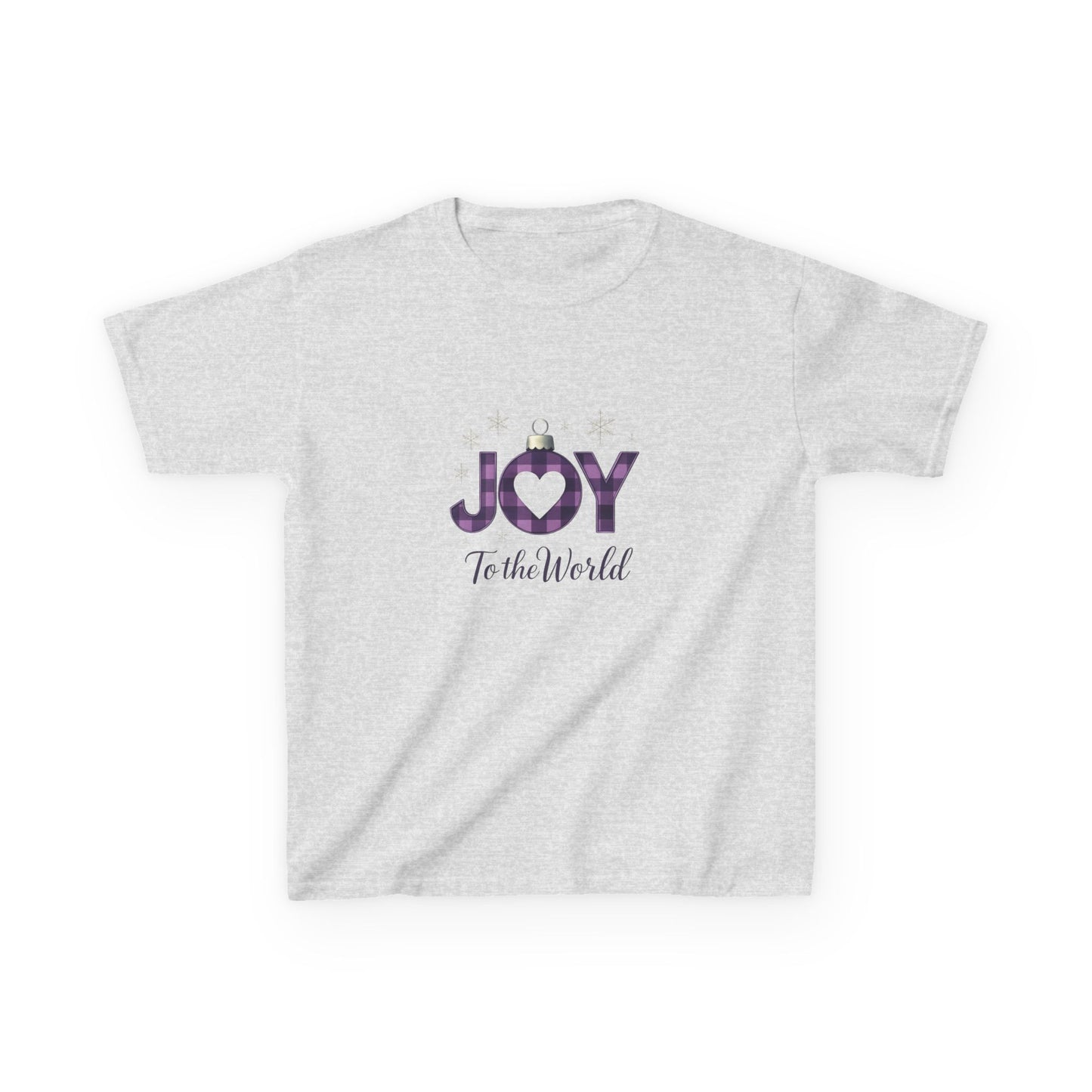 Joyful Dinosaur Ornament Christmas Tee - Kids Holiday Shirt
