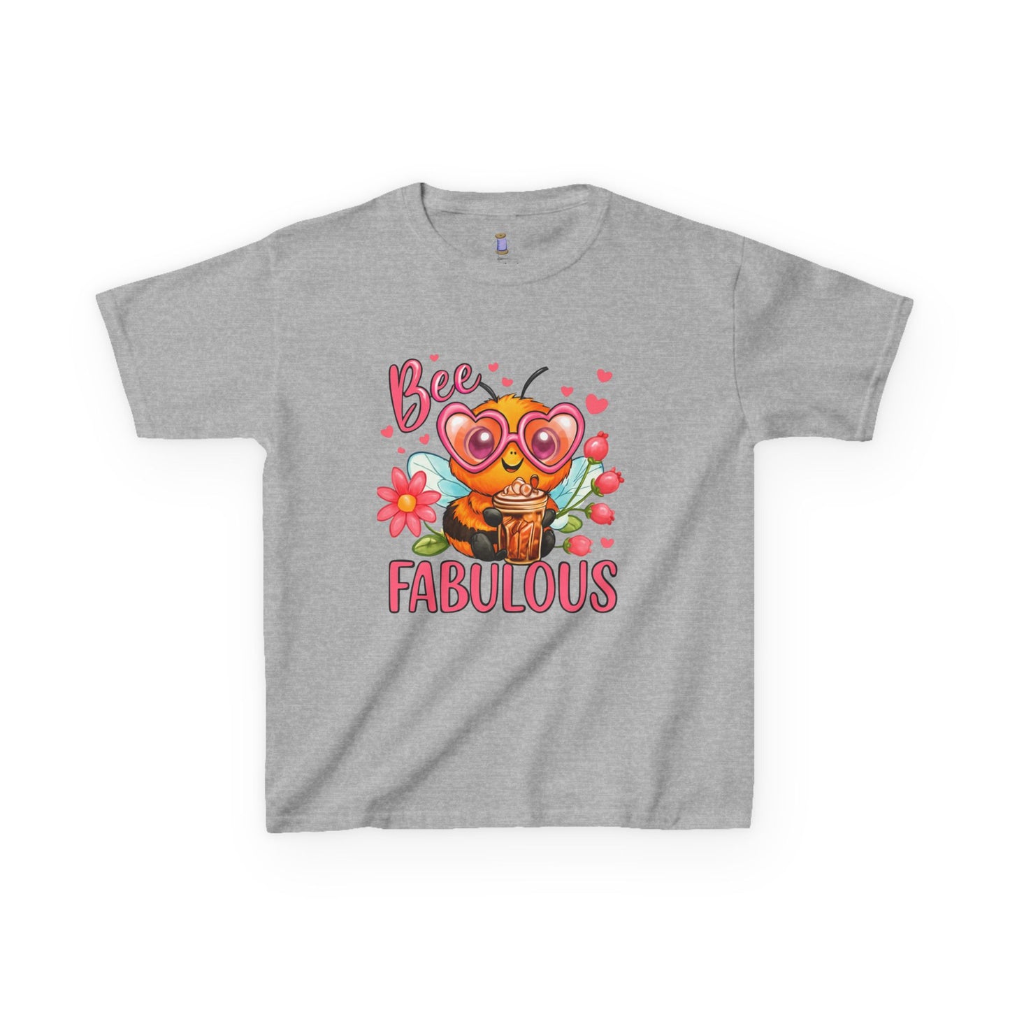 Bee Fabulous Kids Tee | Cute Kids T-Shirt, Birthday Gift, Summer Wear, Flower Lover Tee, Kids Fashion
