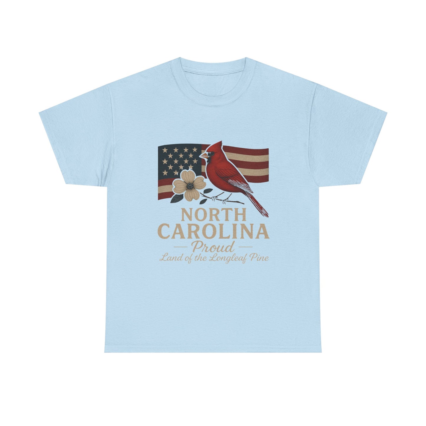 NC Pride: Cardinal, Dogwood & State Flag Tee