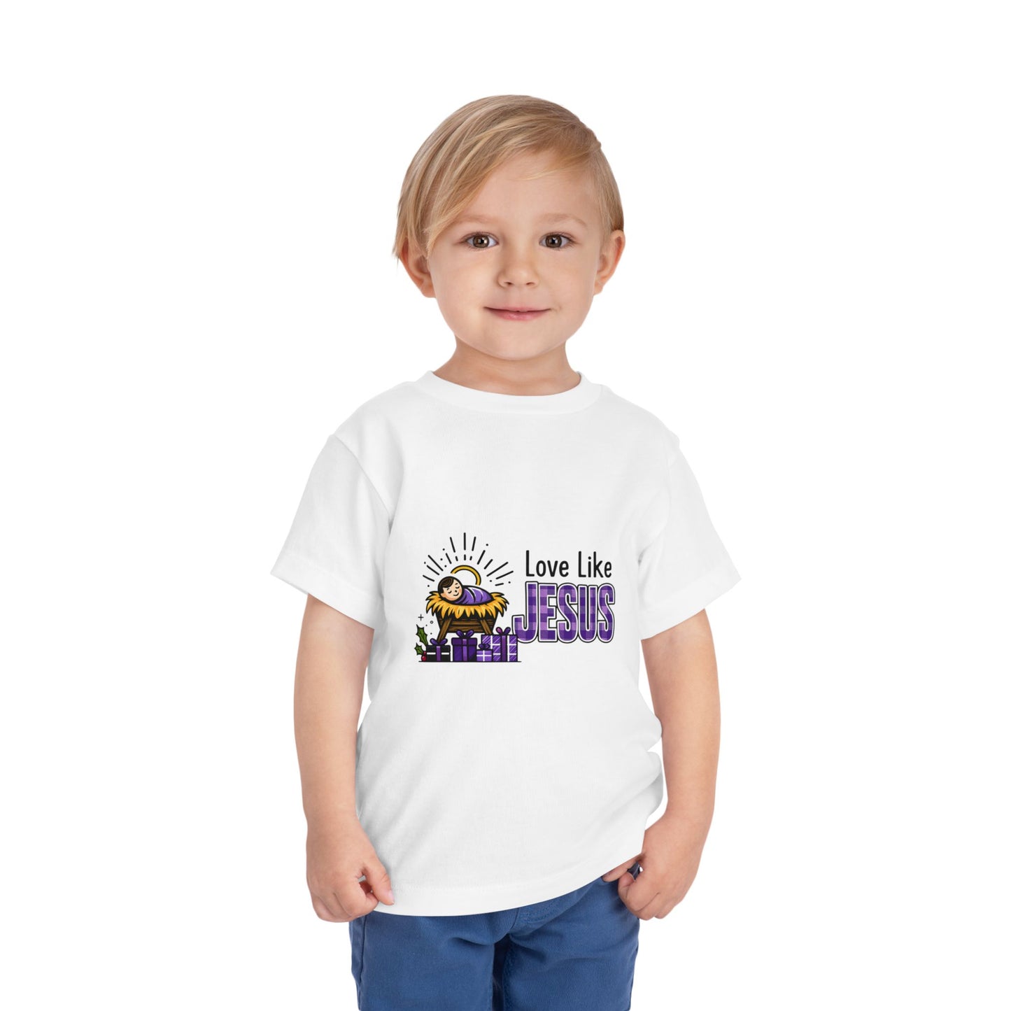 Love Like Jesus Toddler Christmas Tee