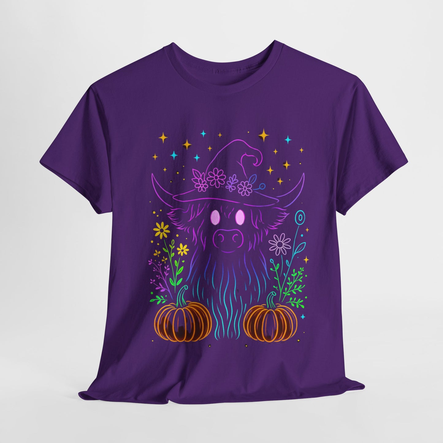 Highland Cow Witch Hat Tee