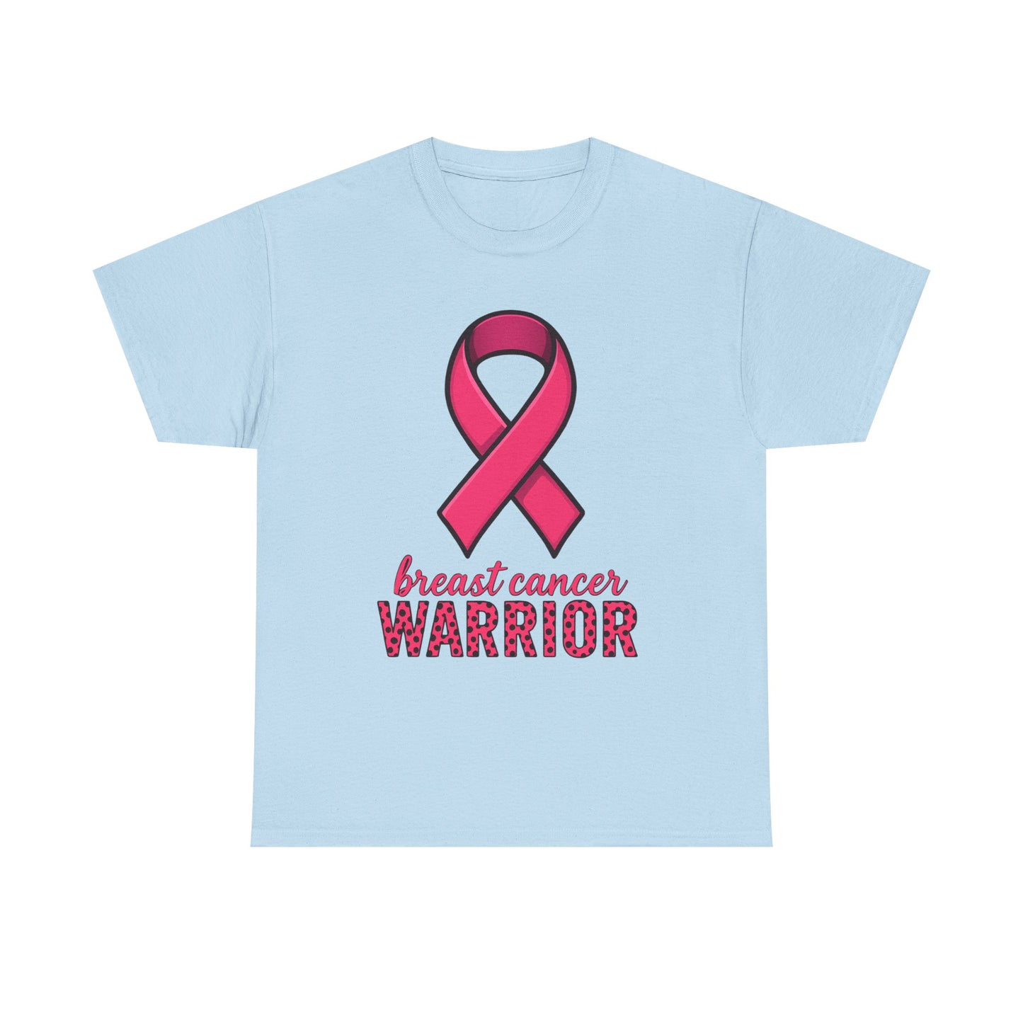 Breast Cancer Warrior Pink Ribbon Tee
