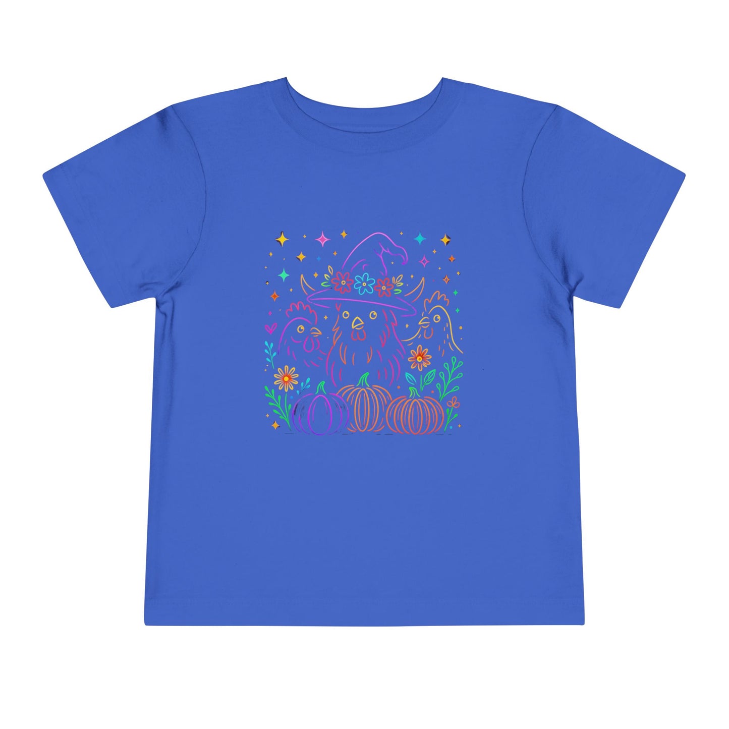 Witch Chicken Halloween Toddler Christmas Tee