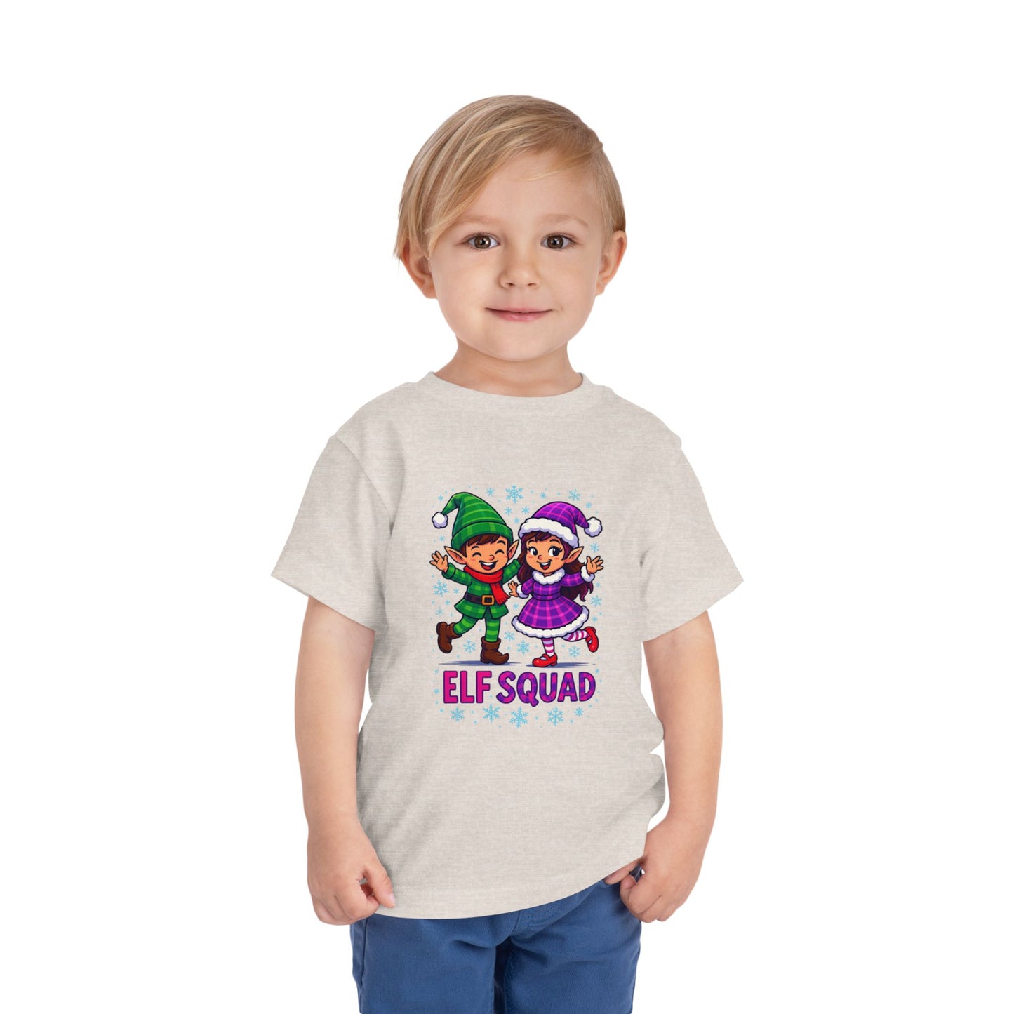 Elf Squad Toddler Christmas Tee