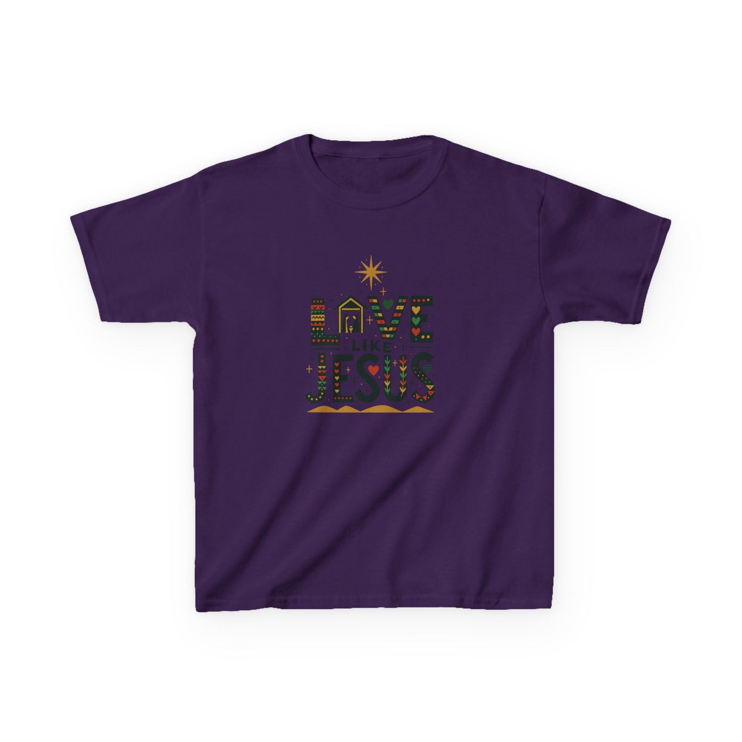 Live Like Jesus Christmas Dinosaur Tee