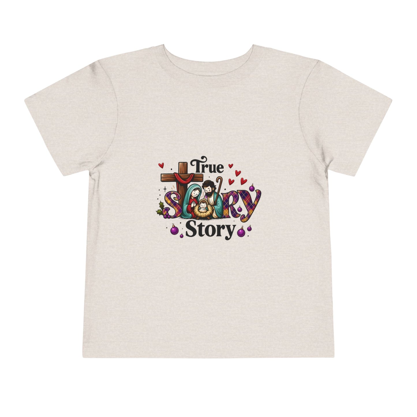 True Story Nativity Toddler Christmas Tee
