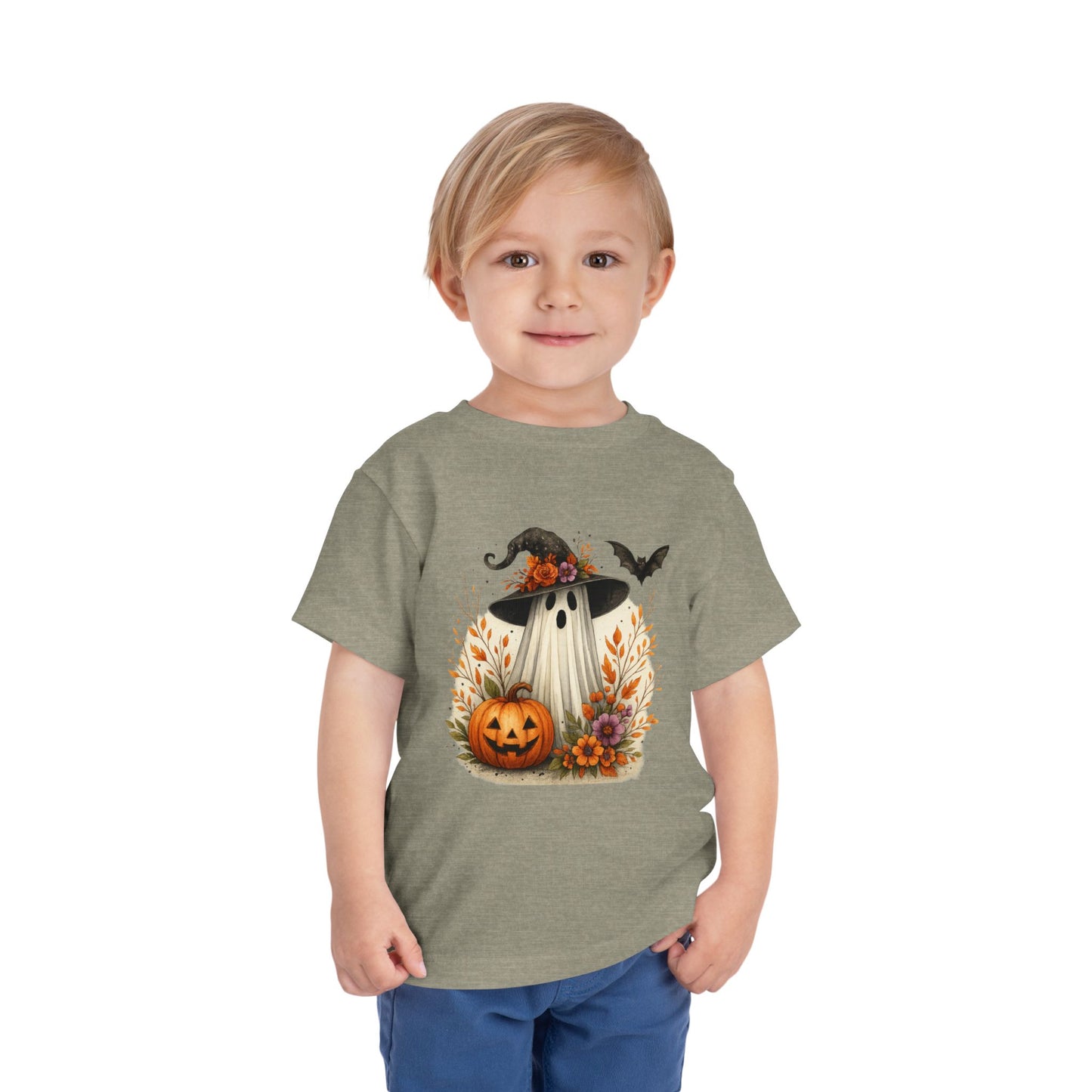 Toddler T-Shirt Friendly Ghost Halloween Tee